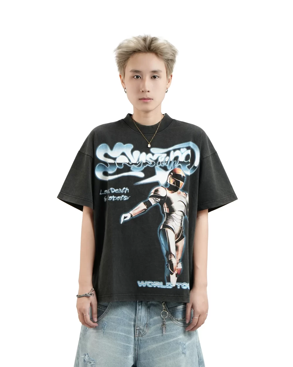 SLY World Tour washed Black 16