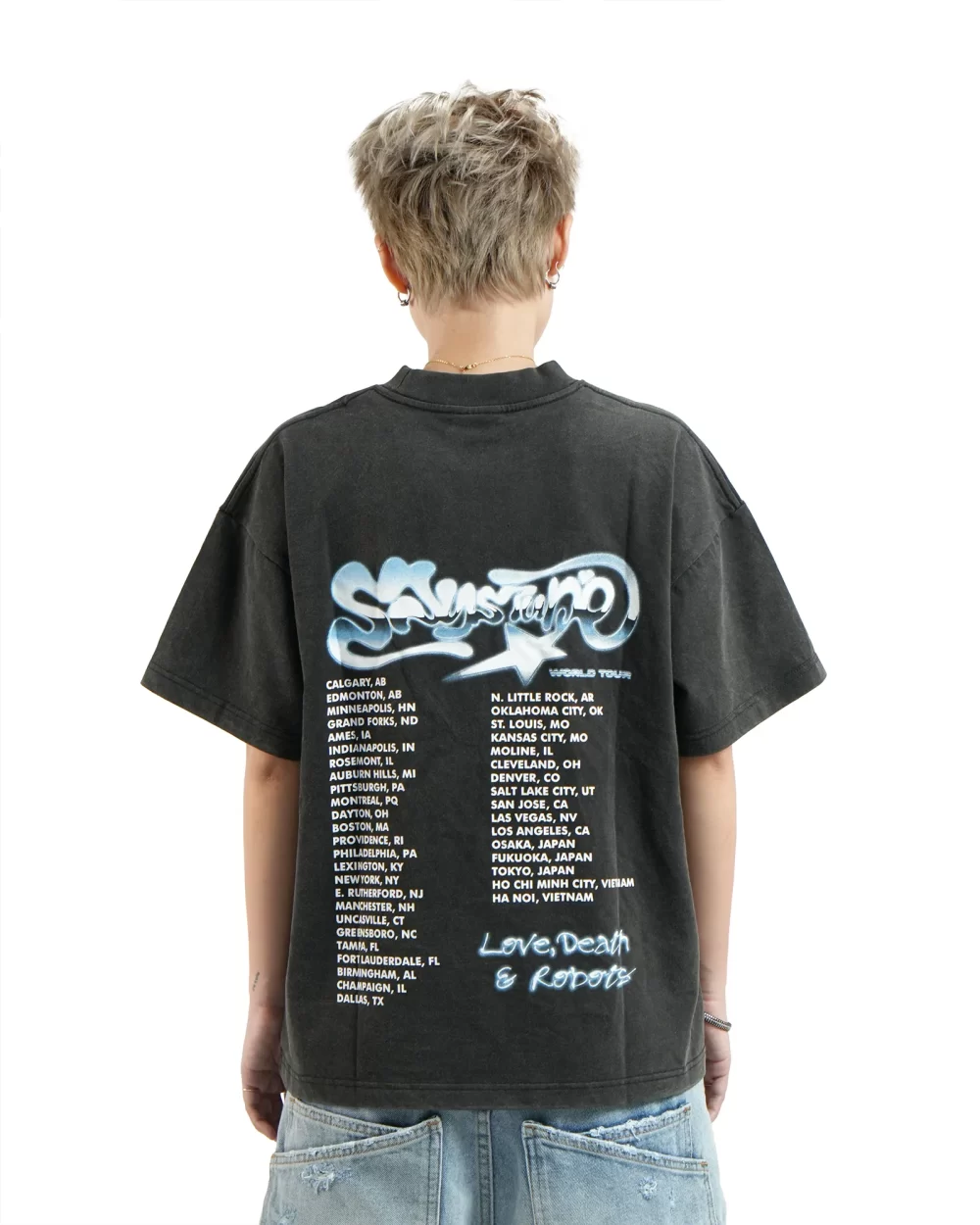 SLY World Tour washed Black 17