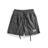 Grey Wrinkled Parachute Short 11