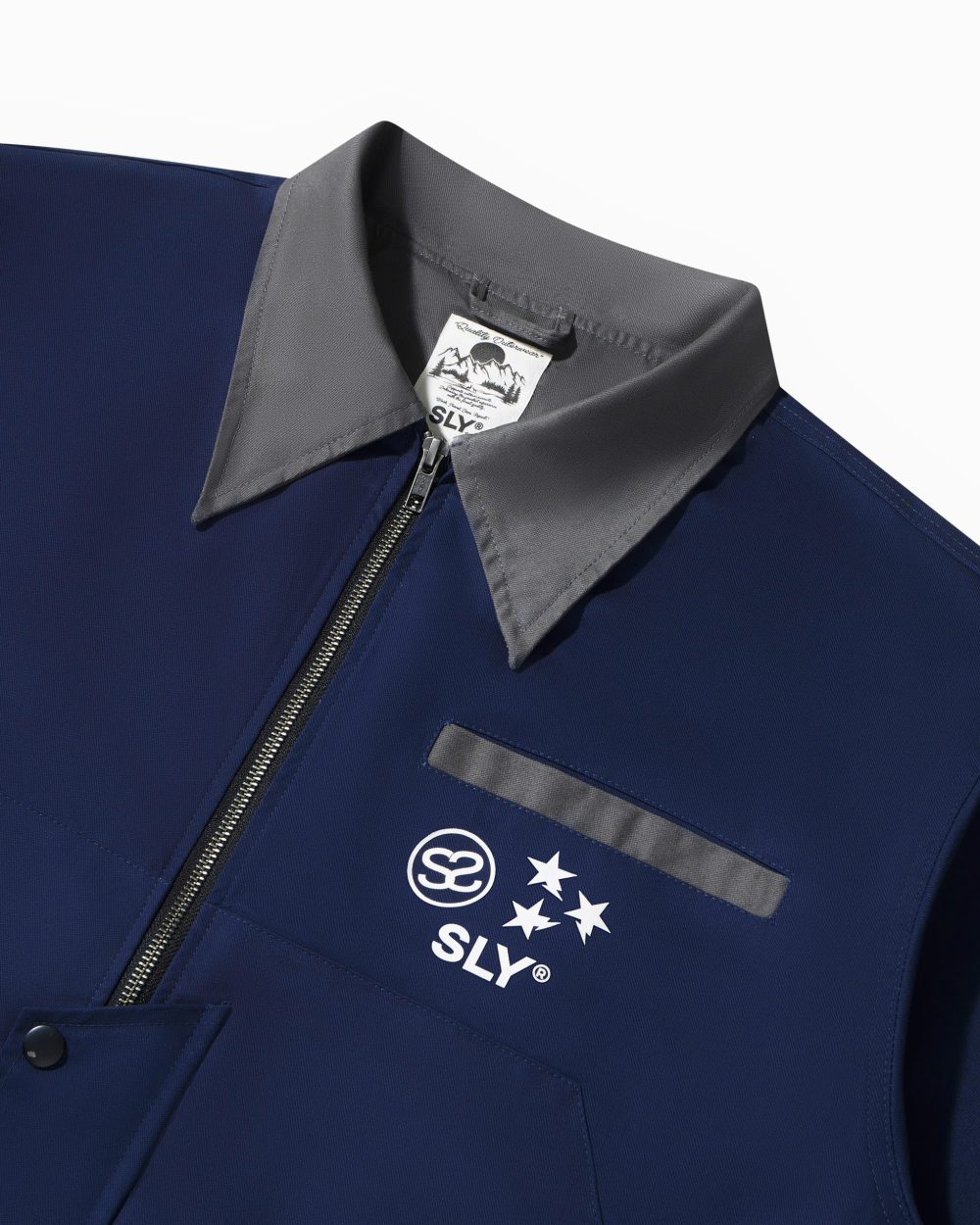 Navy/Grey Kaki Worker Jacket 8