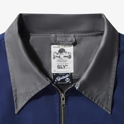 Navy/Grey Kaki Worker Jacket 5