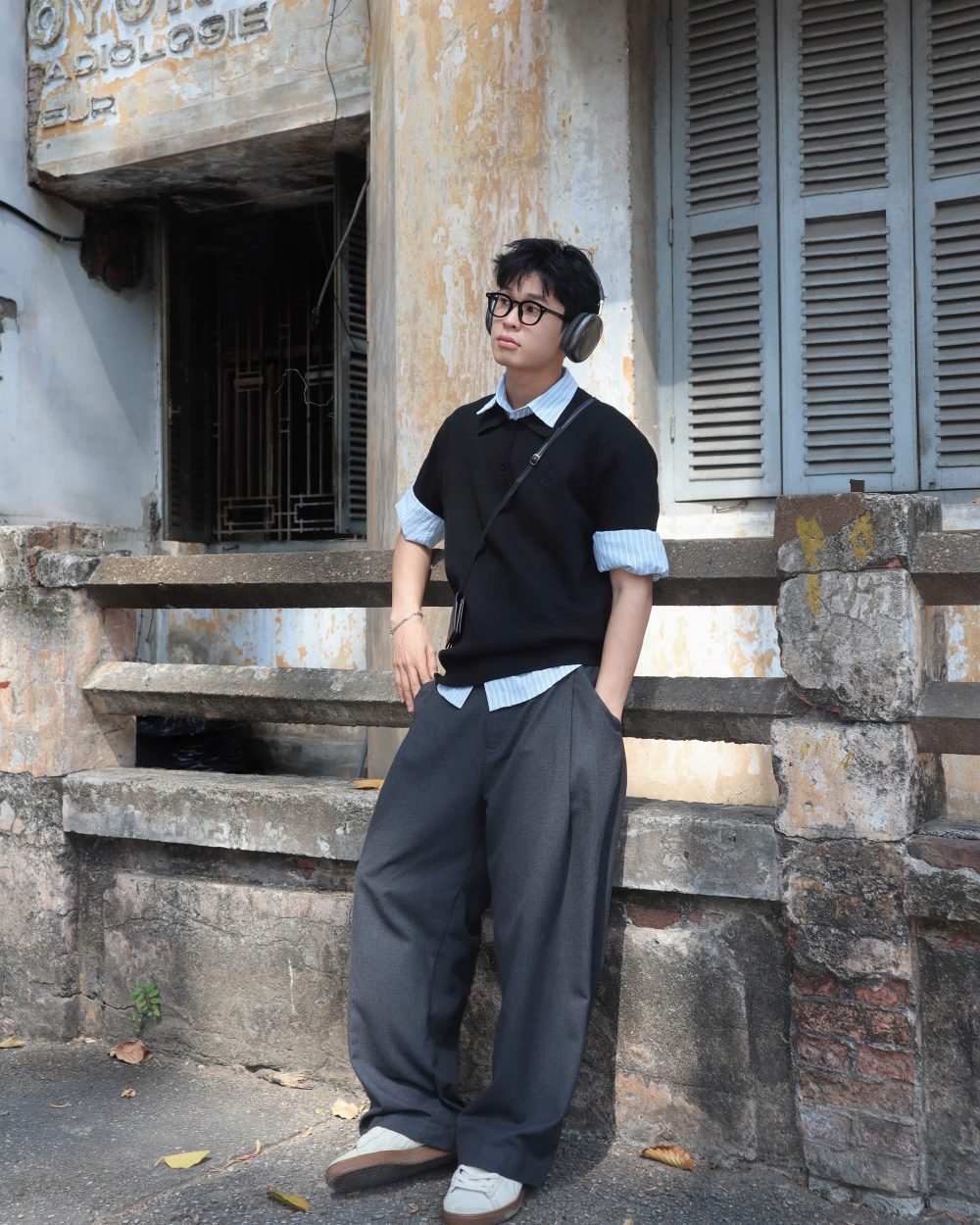Black SLY Polo Knit 8