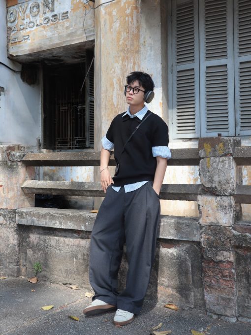 Black SLY Polo Knit 3