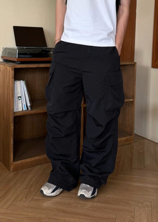 Black Parachute Cargo Pants 4