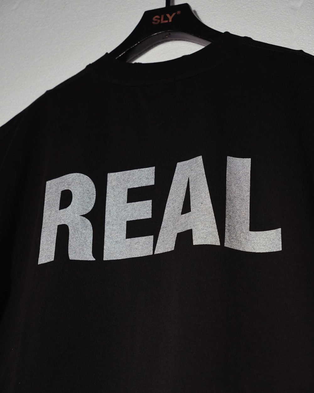 Black BE REAL Oversize TEE 12