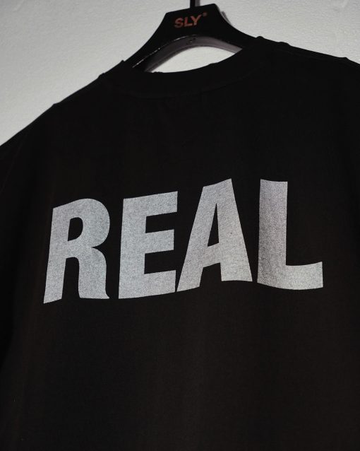 Black BE REAL Oversize TEE 6