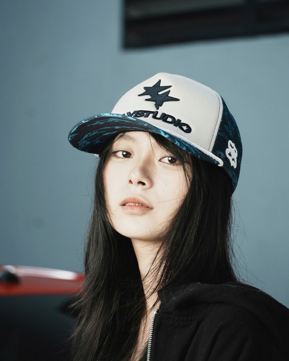 Twinstar Trucker Hat Camo Baby Blue 12