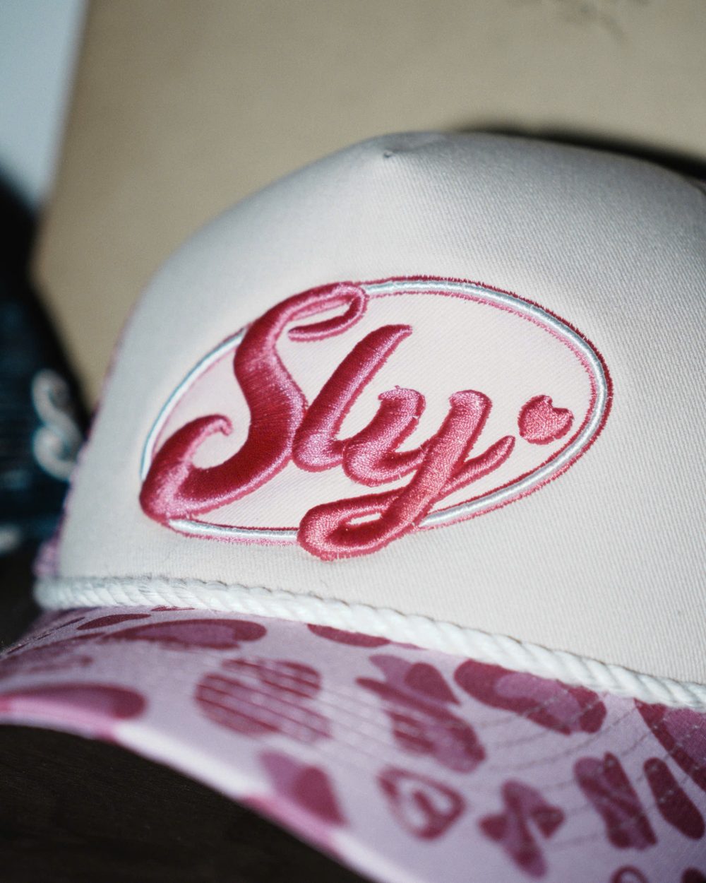 Jaguar Trucker Hat Camo Baby Pink 9