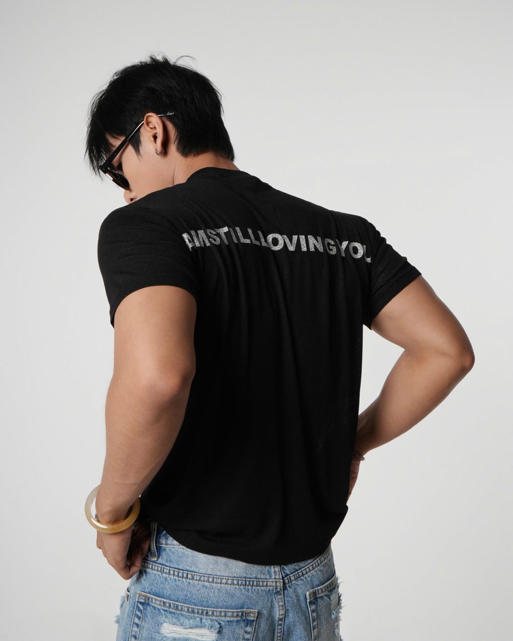 Black Loving You Paper Tee 11