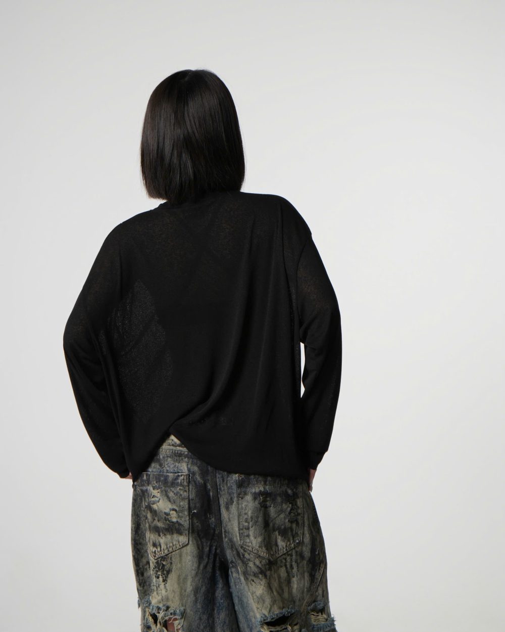 Long Sleeve Paper Heavy Neck 11